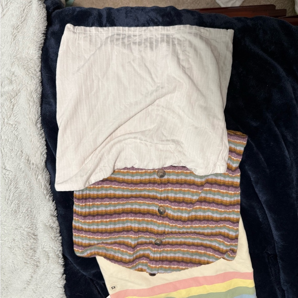 Striped Button-Up Shirt